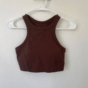 EUC Lululemon Ribbed Nulu High Neck Yoga Bra